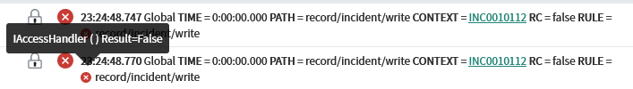IAccessHandler blocked write operation
